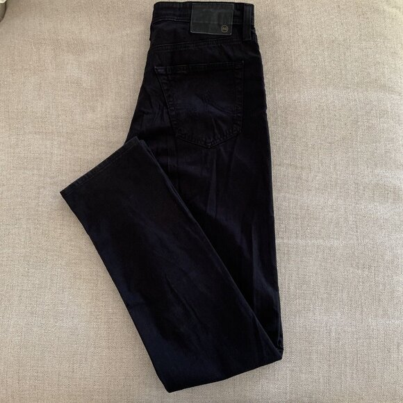 AG Adriano Goldschmied Mens Jeans Size 31X34 The Graduate Tailored Leg Black - Picture 1 of 6